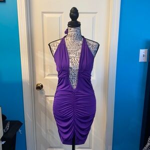Sexy purple dress
